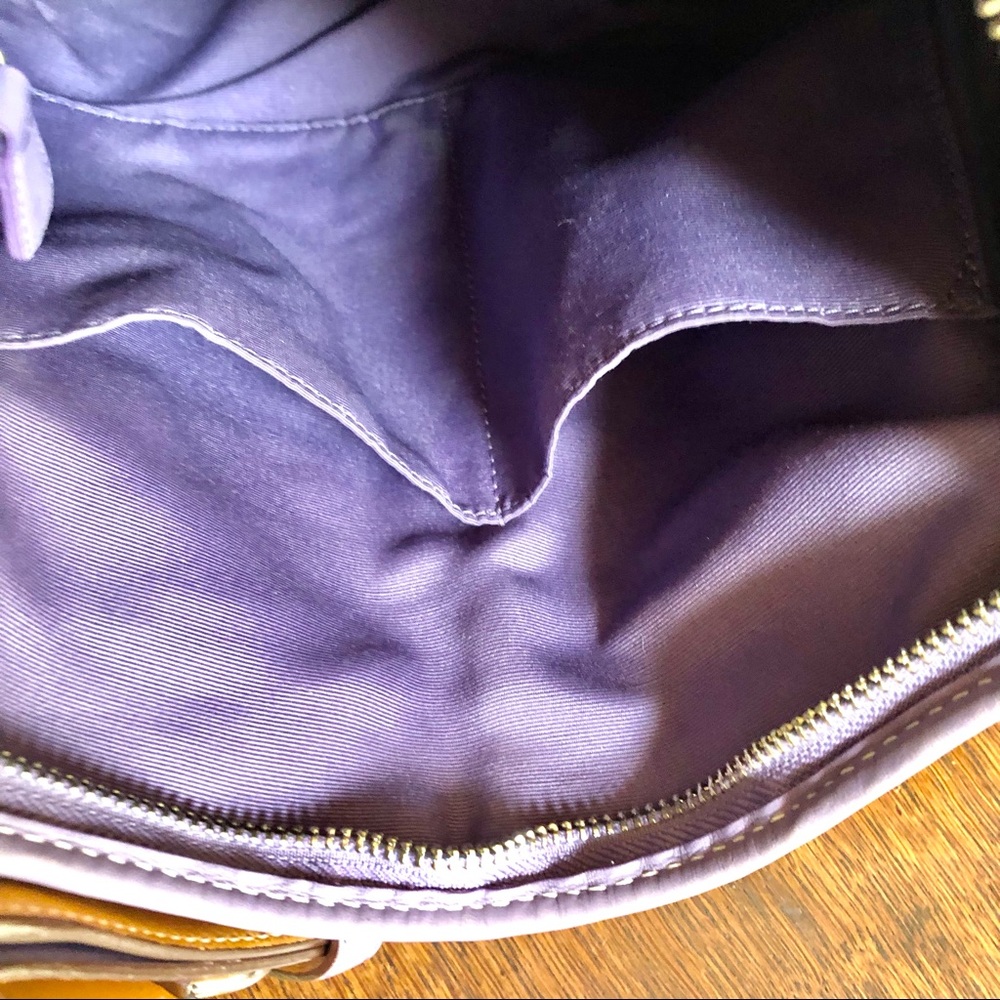 Vintage Coach 1487 Signature Canvas/Suede Shoulder Bag - Picture 12 of 16